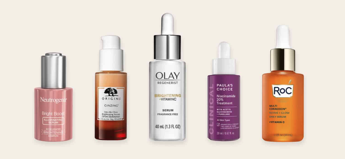 brightening serum products