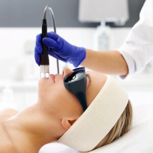 concept of how laser skin treatments make you look younger